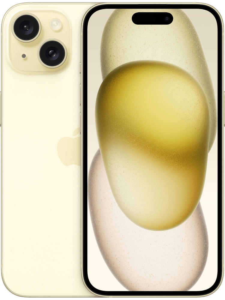 Mobile  günstig Kaufen-Apple iPhone 15 128 GB Gelb mit o2 Mobile L. Apple iPhone 15 128 GB Gelb mit o2 Mobile L <![CDATA[6,1