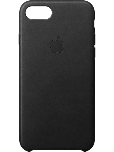 Apple Leather Case für iPhone 6+/6s+/7+/8+ schwarz