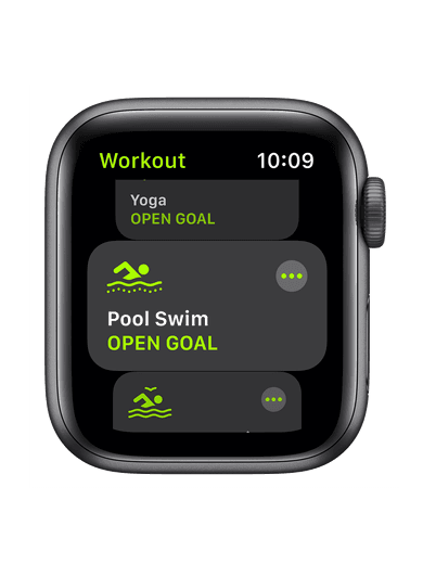 Apple Watch SE GPS 40mm schwarz Sportarmband