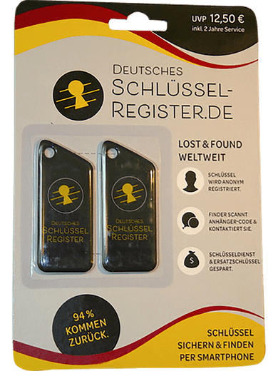 Deutsches Schlüsselregister (2er-Pack)