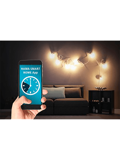 Hama Smarthome Set: 3 WiFi-LED-Lampen und 3 WiFi-Steckdosen