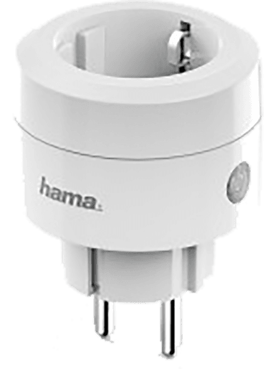 Hama WiFi-Steckdose - klein Ø 5,8cm, 2.300W, 10A (weiß)