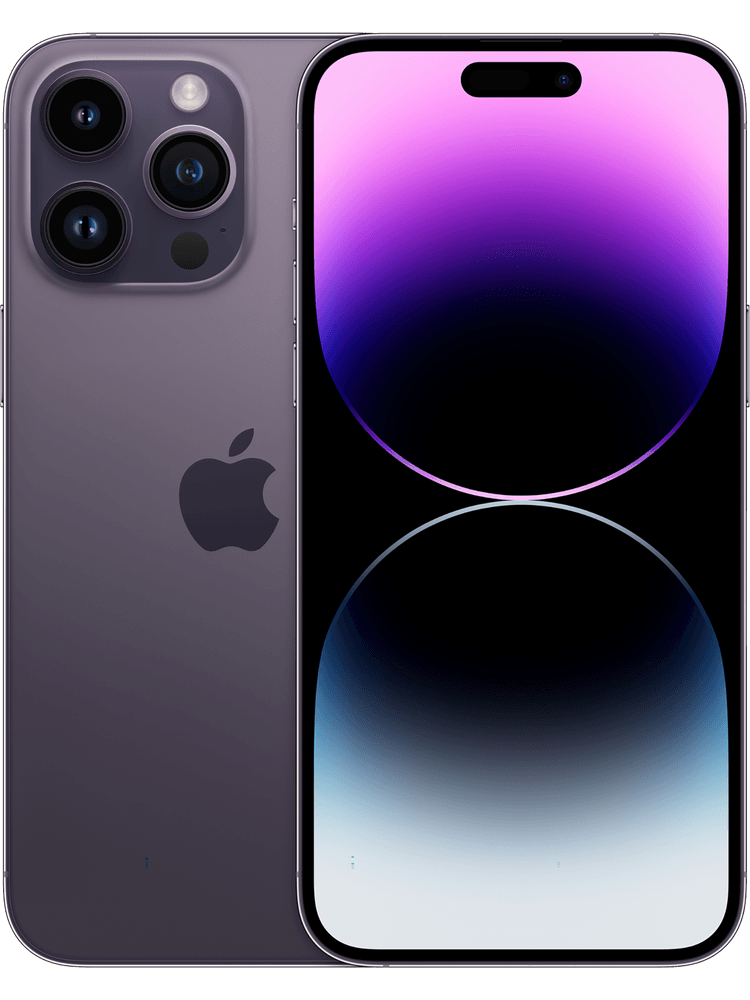 Play and  günstig Kaufen-iPhone 14 Pro Max 128 GB Deep Purple mit Magenta Mobil S Young 5G. iPhone 14 Pro Max 128 GB Deep Purple mit Magenta Mobil S Young 5G <![CDATA[6,7