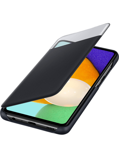 Samsung EF-EA525 Smart S View Wallet Galaxy A52/A52s 5G (schwarz)