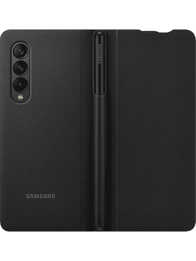 Samsung EF-FF92P Flip Cover mit S-Pen Galaxy Z Fold 3 (schwarz)