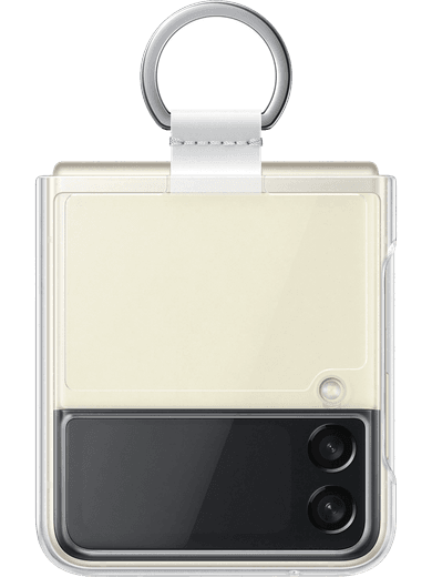 Samsung EF-QF711 Clear Cover mit Ring Galaxy Z Flip 3 (transparent)