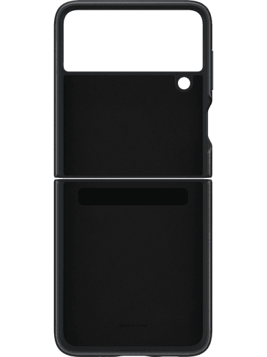 Samsung EF-VF711 Leather Cover Galaxy Z Flip 3 (schwarz)