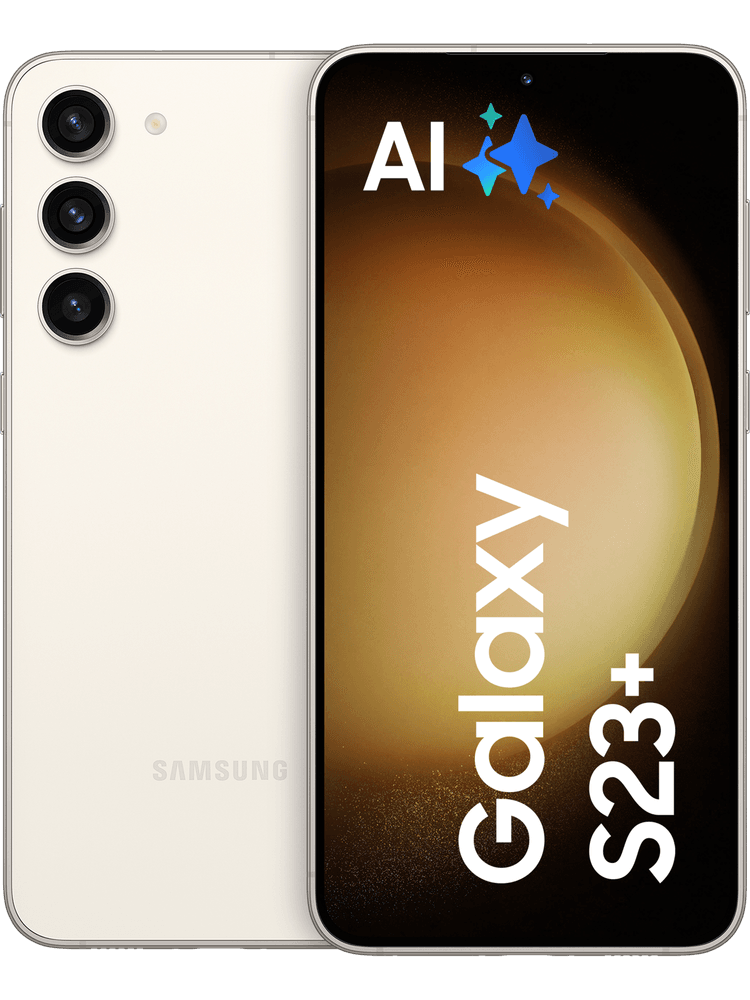 Infinity günstig Kaufen-Samsung Galaxy S23+ 256 GB 5G Cream mit Magenta Mobil S 5G. Samsung Galaxy S23+ 256 GB 5G Cream mit Magenta Mobil S 5G <![CDATA[Verfügbar ab 17.02., jetzt vorbestellen!,6,6 Zoll (16,65 cm Diagonale) Infinity-O Dynamic AMOLED-Display,leistungsstarker 4.70