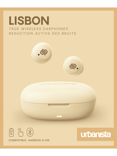 urbanista Lisbon True Wireless In-Ear-Kopfhörer (vanille)