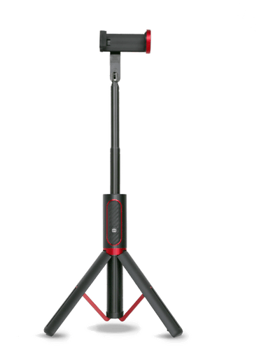 XQISIT Tripod 2in1 Selfie Stick und Stativ (schwarz)